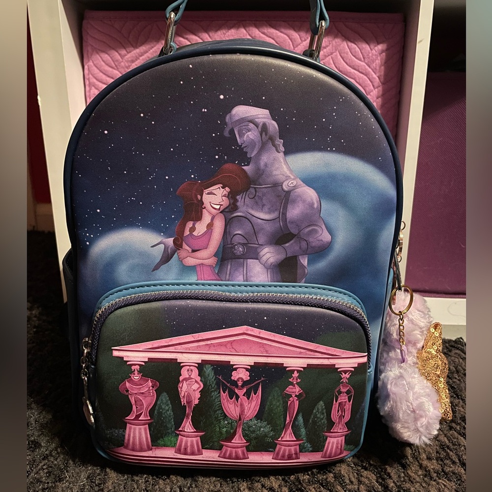 Disney Hercules Megara Muses Loungefly Backpack Books a Million Exclusive